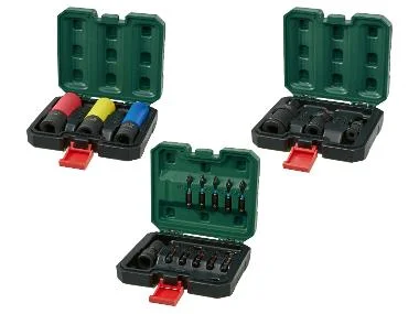 PARKSIDE® Slagmoerset, slagmoersleuteladapter of kogelgewrichtset