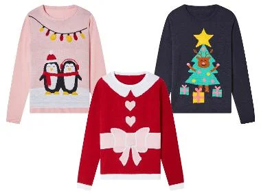pepperts!® Kinder kersttrui met lampjes