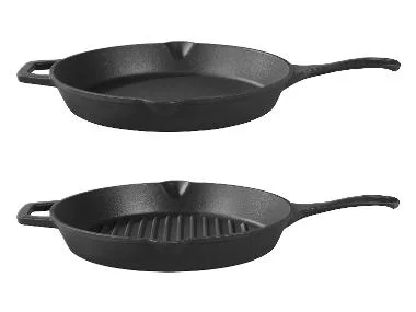 GRILLMEISTER Gietijzeren BBQ-pan