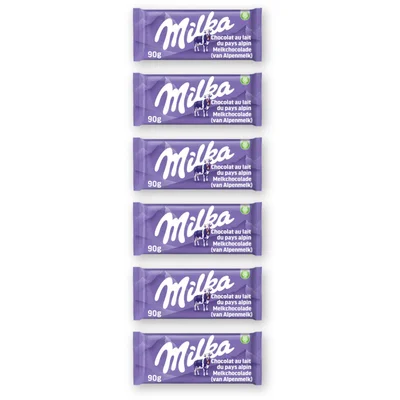 Milka Chocoladereep alpenmelk 6-pack