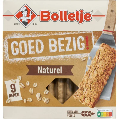 Bolletje Goed bezig havermoutrepen naturel