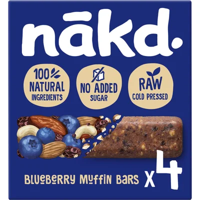 Nakd. Blueberry muffin bars