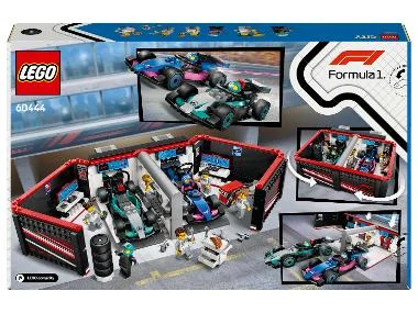 LEGO® City 60444 F1® garage met Mercedes-AMG en Alpine auto's