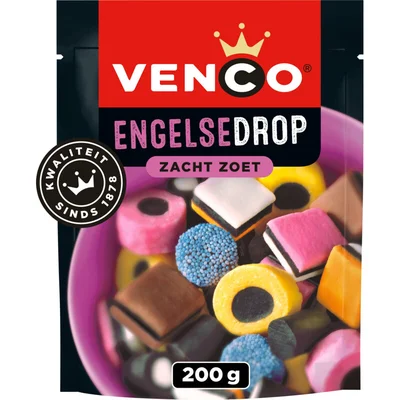 Venco Engelse drop zacht zoet
