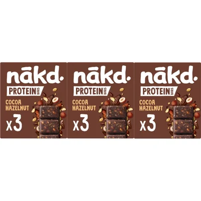 Nakd Protein bars cocoa hazelnut 3-pack