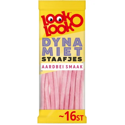 Look-O-Look Dynamietstaafjes aardbei