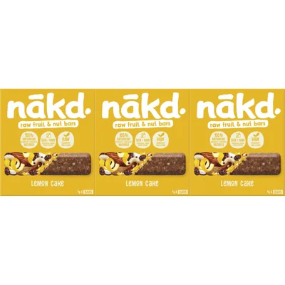 Nakd Lemon cake bars 3-pack