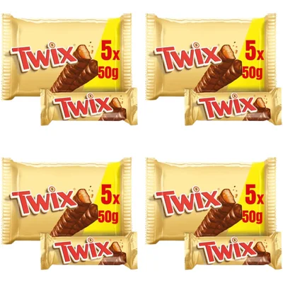 Twix Chocolade reep 4-pack