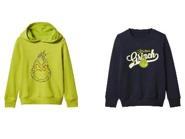 Kinder kersthoodie of trui The Grinch