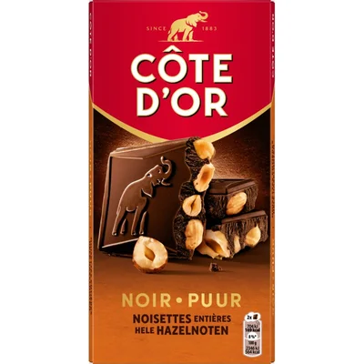 Côte d'Or Reep puur hele hazelnoot