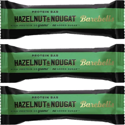 Barebells Hazelnut & Nougat 3-pack