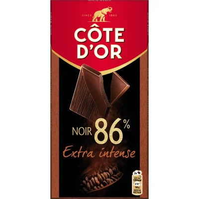 Côte d'Or Chocolade reep extra intense puur 86%
