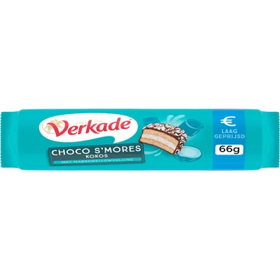 Verkade Choco s'mores kokos marshmallow