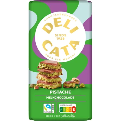 Delicata Melk met pistachevulling