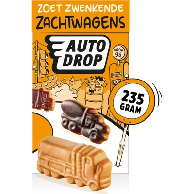 Autodrop Zoet zwenkende zachtwagens