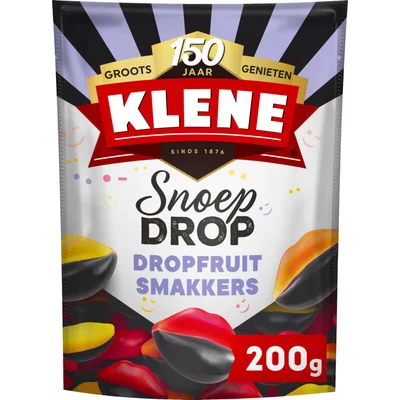Klene Snoepdrop dropfruit smakkers