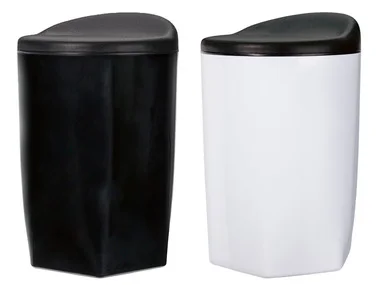 LIVARNO LIVING® hocker, 33,5 x 53 cm, met opbergruimte en handgreepgat, gemaakt van kunststof