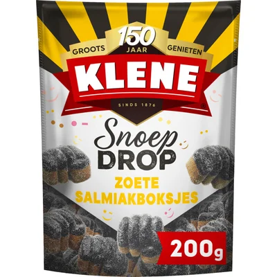 Klene Snoepdrop zoete salmiakboksjes
