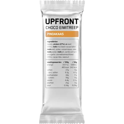 Upfront Choco eiwitreep pindakaas