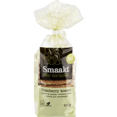 Smaakt Cranberrykoeken