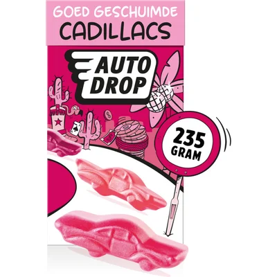 Autodrop Goed geschuimde cadillacs