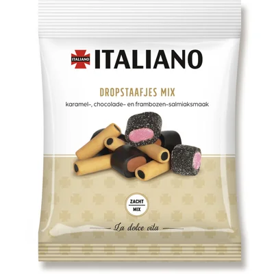 Italiano Dropstaafjes mix