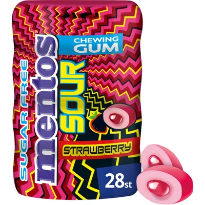 Mentos Gum Sour strawberry