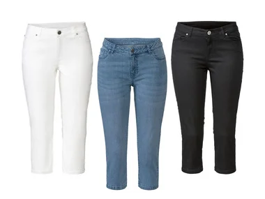esmara® Capribroek voor dames, katoen en elastaan