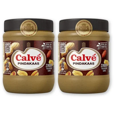 Calvé Pindakaas pot 2-pack