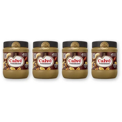 Calvé Pindakaas pot 4-pack
