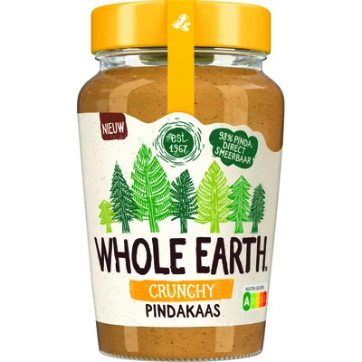Whole earth Crunchy pindakaas