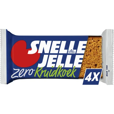 Snelle Jelle Zero kruidkoek 4-pack