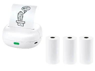 SILVERCREST® Mini printer met 3 rollen printpapier