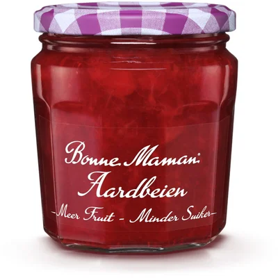 Bonne Maman Aardbeien meer fruit minder suiker