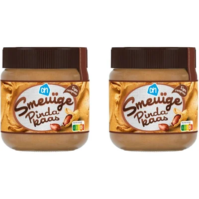 AH Smeuïge pindakaas 2-pack