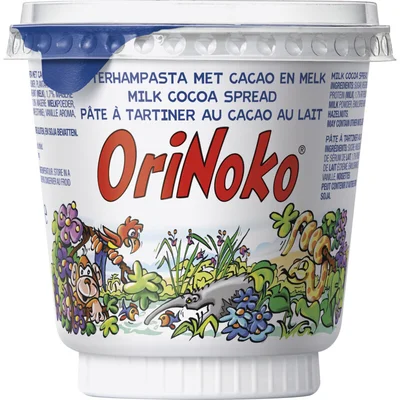 OriNoko Boterhampasta met cacao en melk