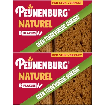 Peijnenburg Ontbijtkoek naturel 16-pack