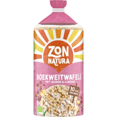 Zonnatura Boekweitwafel quinoa & lijnzaad