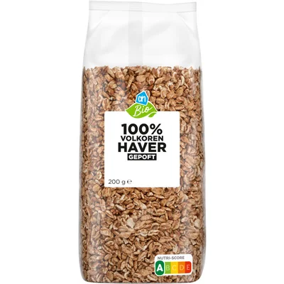 AH Biologisch 100% volkoren haver gepoft