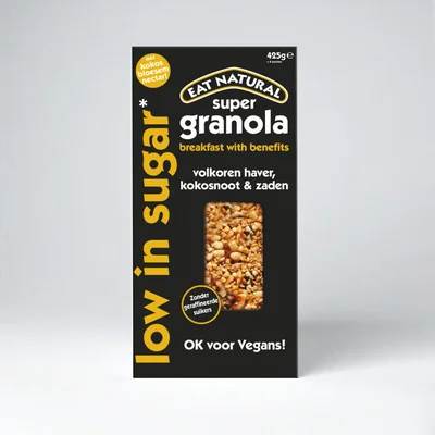 Eat Natural Super granola low in sugar