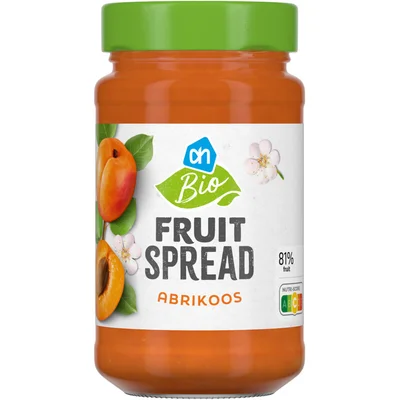 AH Biologisch Abrikoos fruitspread