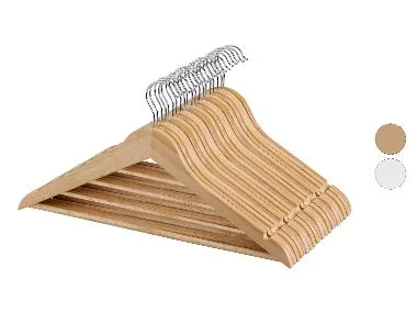 W5 Houten kledinghangers 20 stuks