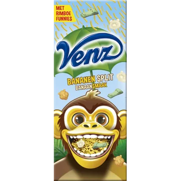 Venz Bananen split banaansmaak