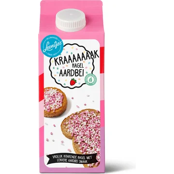 Leentjes Kraaaaaaak hagel aardbei
