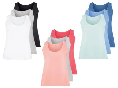 ESMARA® Lingerie Lingerie onderhemd, 3 stuks