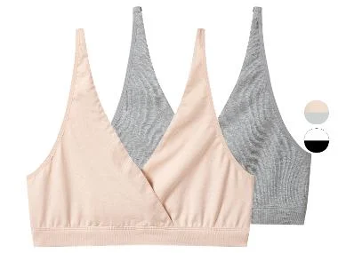 esmara® Set van 2 voedingsbeha's zonder beugel