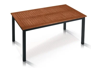 florabest Hardhouten tuintafel donkerbruin