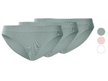 esmara® Dames Geribbelde Slips, 3 stuks