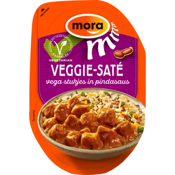 Mora Veggie sate in pindasaus