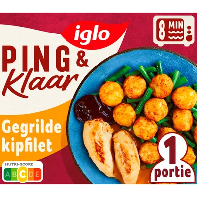 Iglo Ping & klaar gegrilde kipfilet